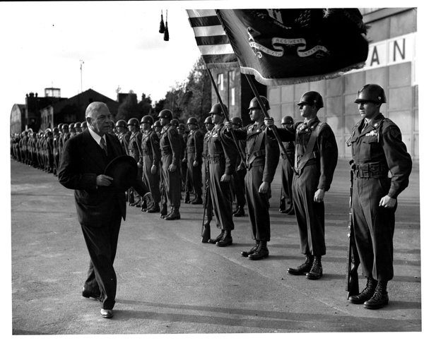 Prime Minister Mackenzie King of Canada Arrives in Nuremberg
