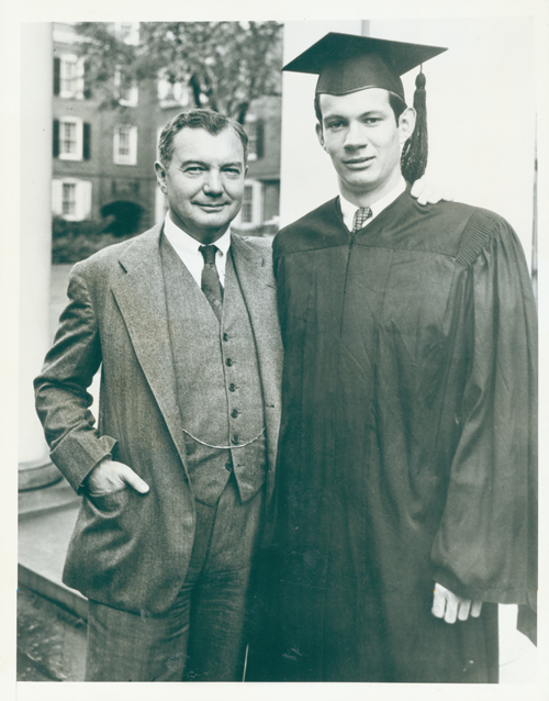 Robert H. Jackson and William E. Jackson at Yale University