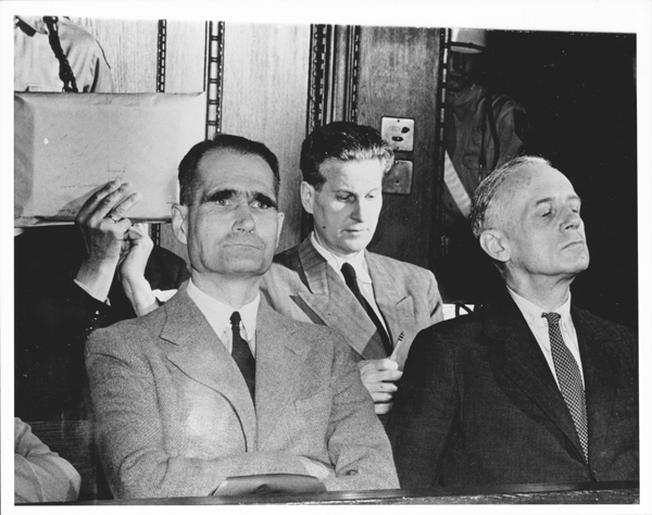 Rudolf Hess Joachim Von Ribbentrop Baldur Von Schirach Imt Nuremberg Germany 1945 1946 Robert H Jackson Center