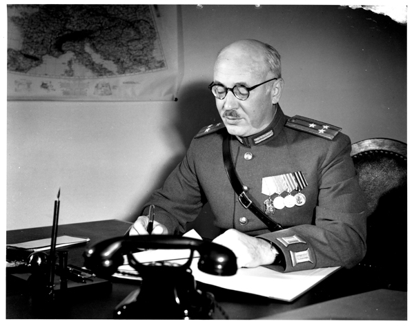 Uri Pokrovsky, Assistant Prosecutor of Russia, IMT, Nuremberg Germany, 1945
