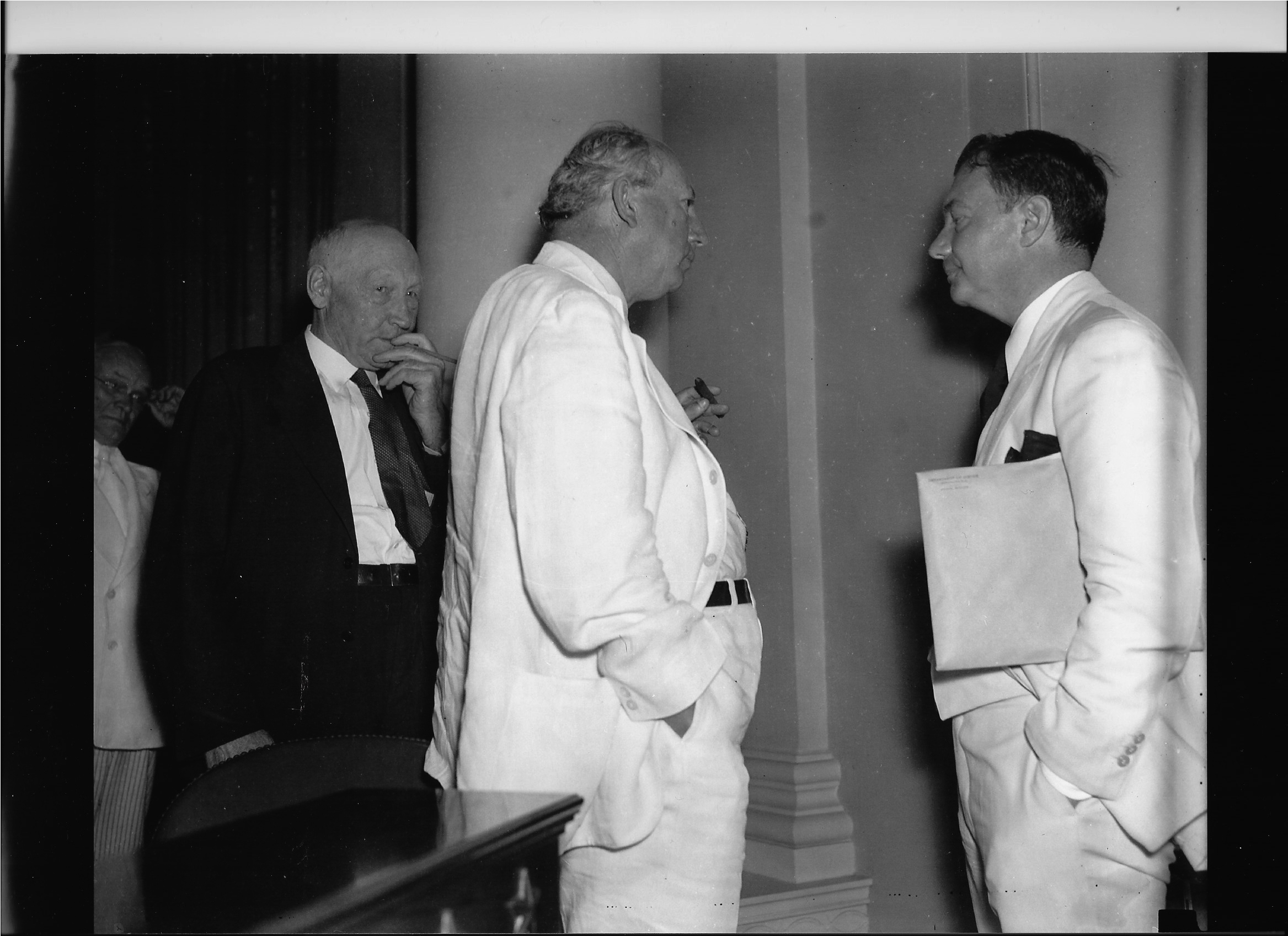 Robert H. Jackson, Robert L. Doughton, Pat Harrison, Washington D.C. 1937